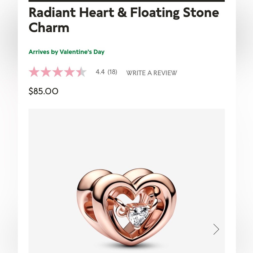 Pandora charm